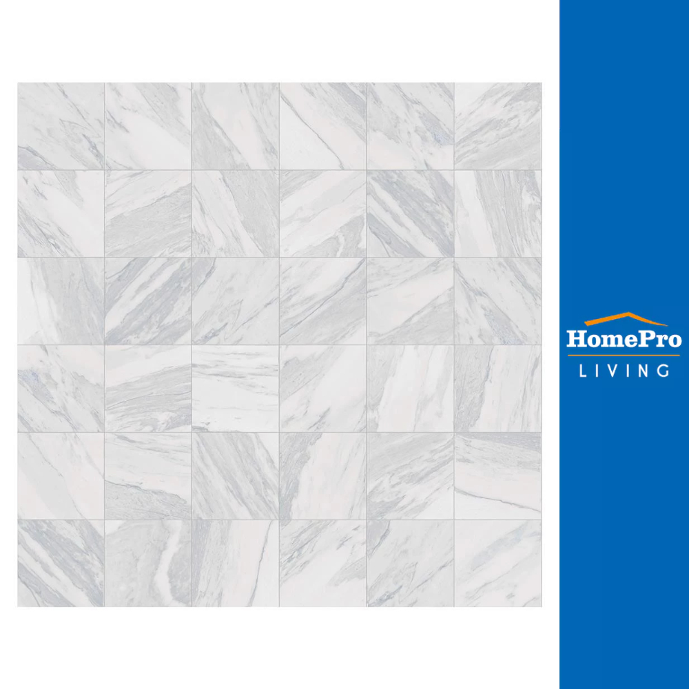 DURAGRES กระเบื้องพื้น 16x16 นิ้ว คาร์สัน เทา A 0.96M2