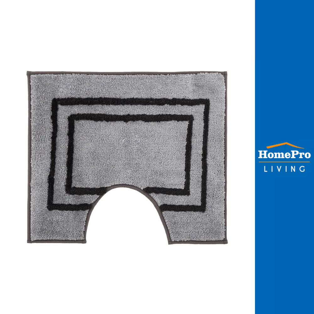 HomePro พรมห้องน้ำ NEX สีเทา แบรนด์ HLS