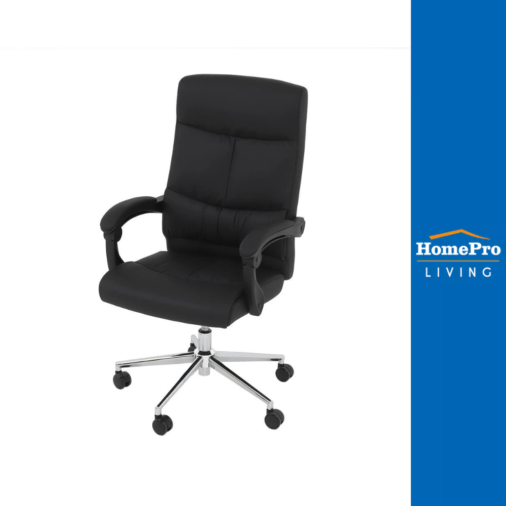 [จัดส่งพร้อมประกอบ] HomePro เก้าอี้ทำงาน เก้าอี้สำนักงาน FURDINI PHOENIX สีดำ แบรนด์ FURDINI