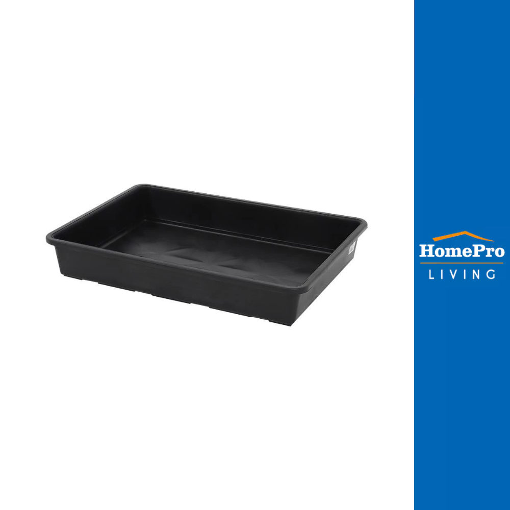 SPRING ถาดเพาะชำไม่มีรูระบายน้ำ 36x50 ซม. สีดำ จัดส่งโดย HomePro