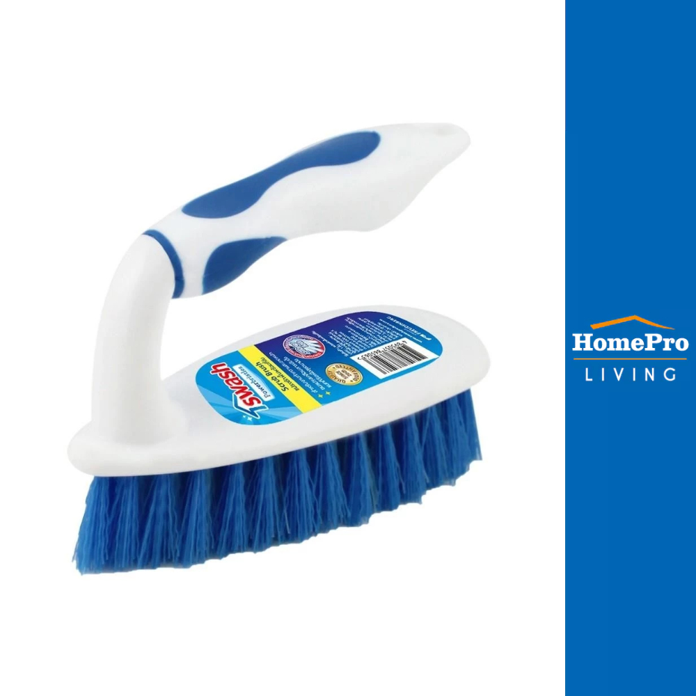 SWASH แปรงไนลอนขัดพื้น/ผนัง สีฟ้า จัดส่งโดย HomePro