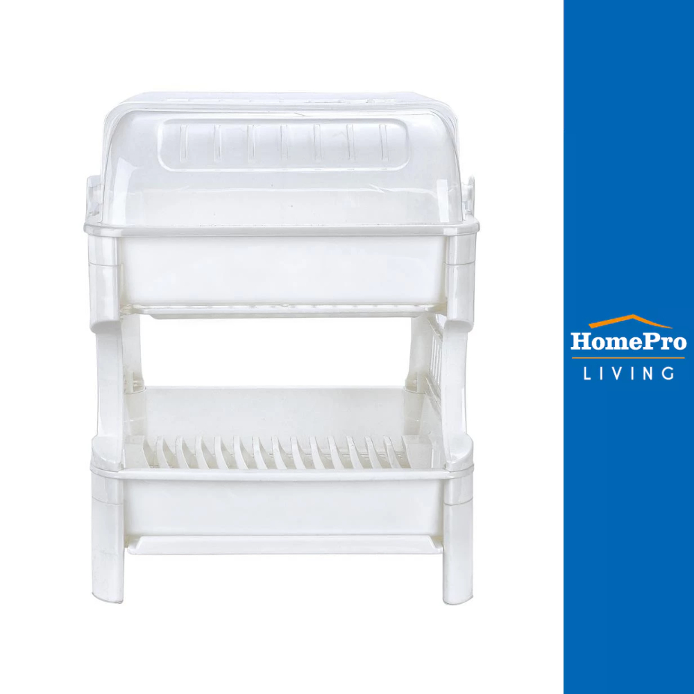 PICNIC WARE ชั้นคว่ำจานพลาสติก 2 ชั้นพร้อมฝาครอบ 3838 จัดส่งโดย HomePro