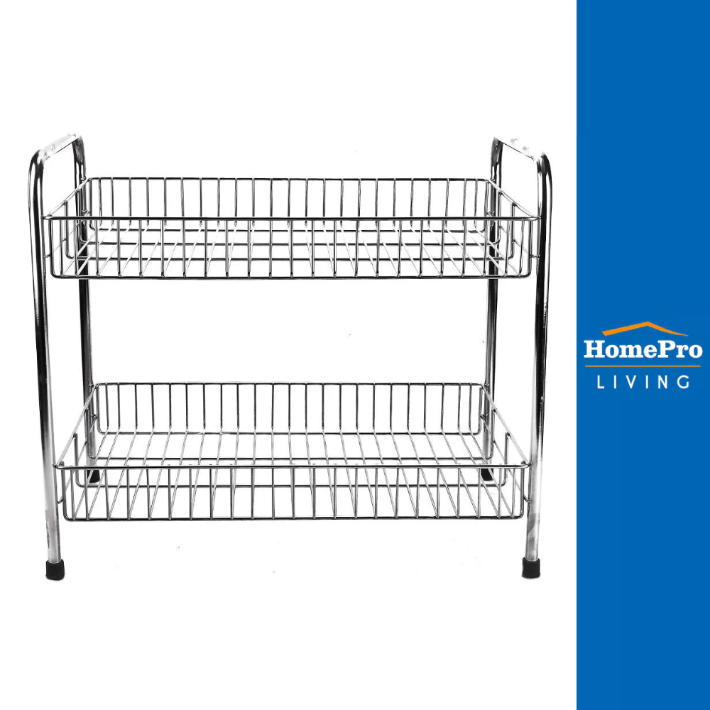 KECH ชั้นวางจาน L สเตนเลส 2 ชั้น HWS027 จัดส่งโดย HomePro