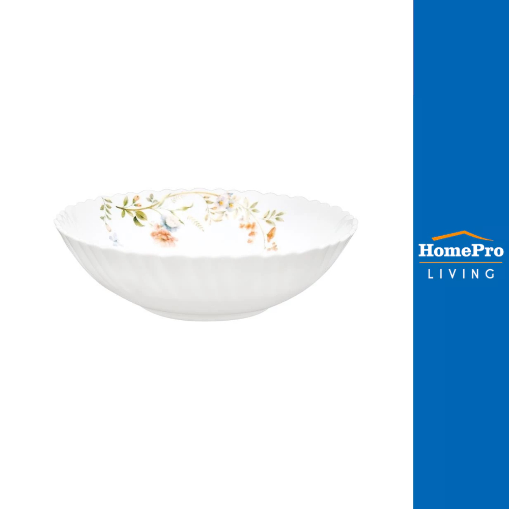 HomePro ชามแก้วโอปอล 7 นิ้ว BUTTERFLY แบรนด์ KECH