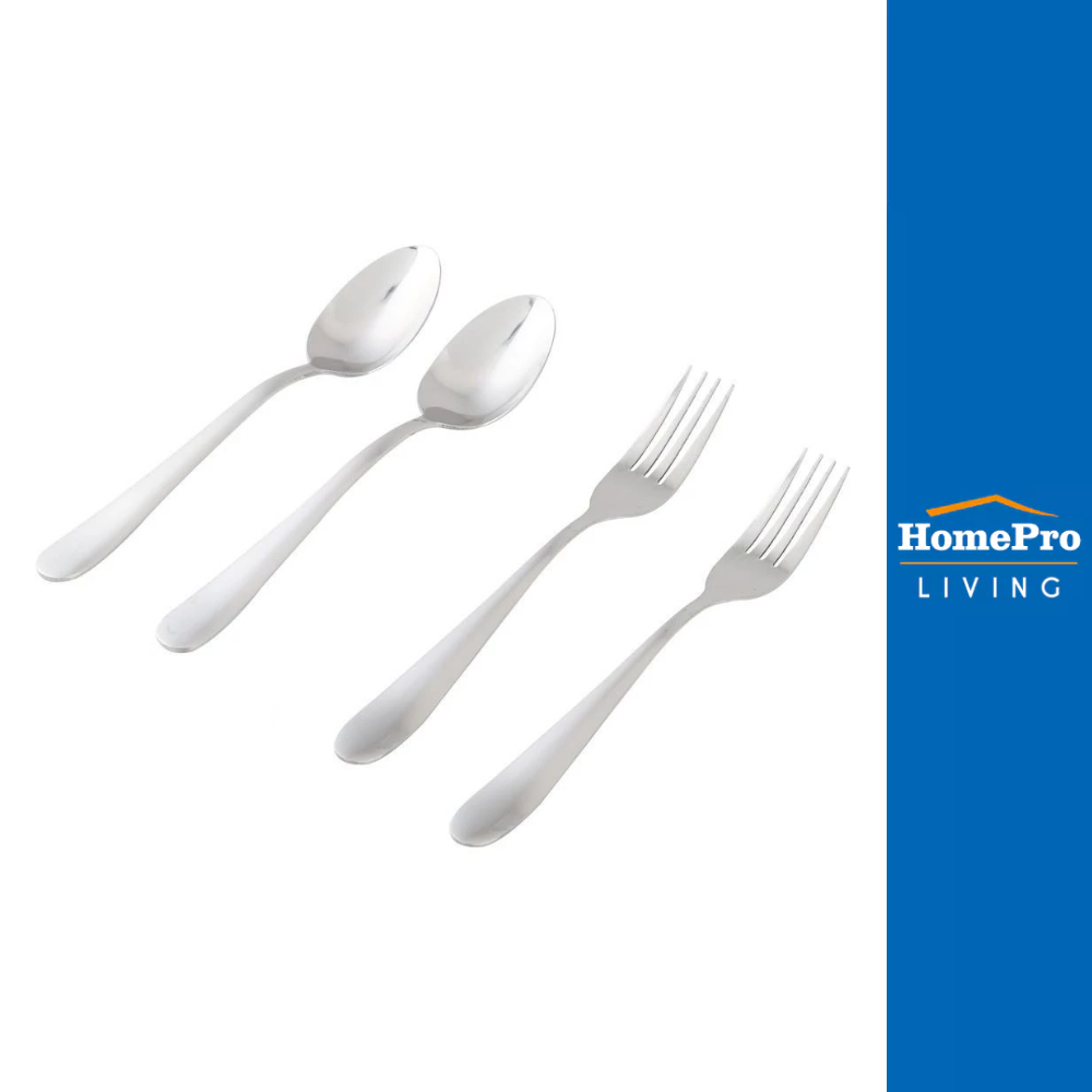 HomePro ชุดช้อนส้อม JASMINE แพ็ค 2 คู่ แบรนด์ SEAGULL