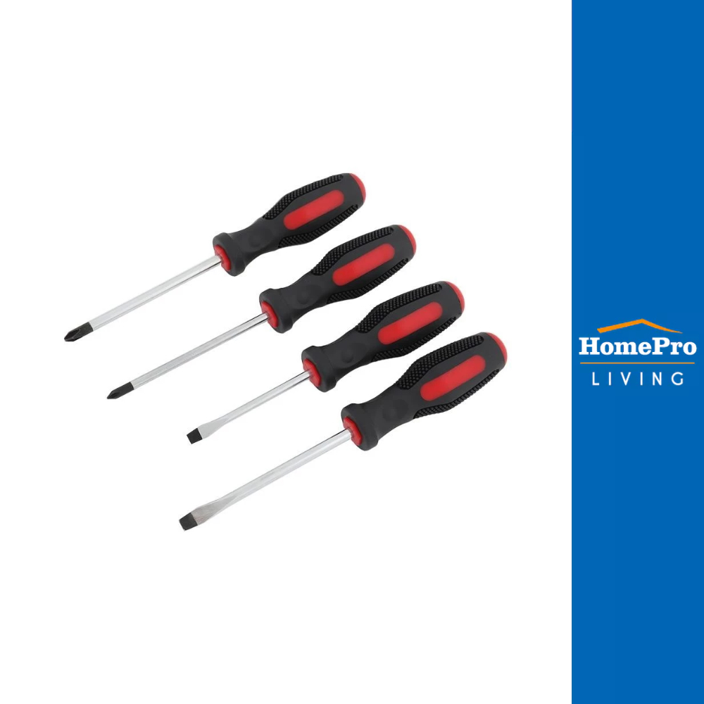MATALL ไขควงหัวแบนและหัวแฉก DT1011 4 ชิ้น/ชุด จัดส่งโดย HomePro