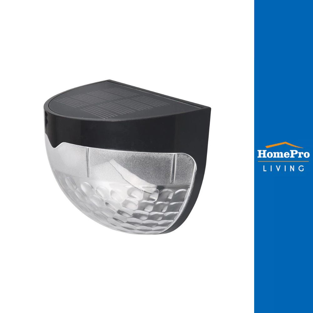 PHILIPS ไฟผนังภายนอก SOLAR BWC015 LED/730 T1 0.05 วัตต์ WARM WHITE สีดำ จัดส่งโดย HomePro
