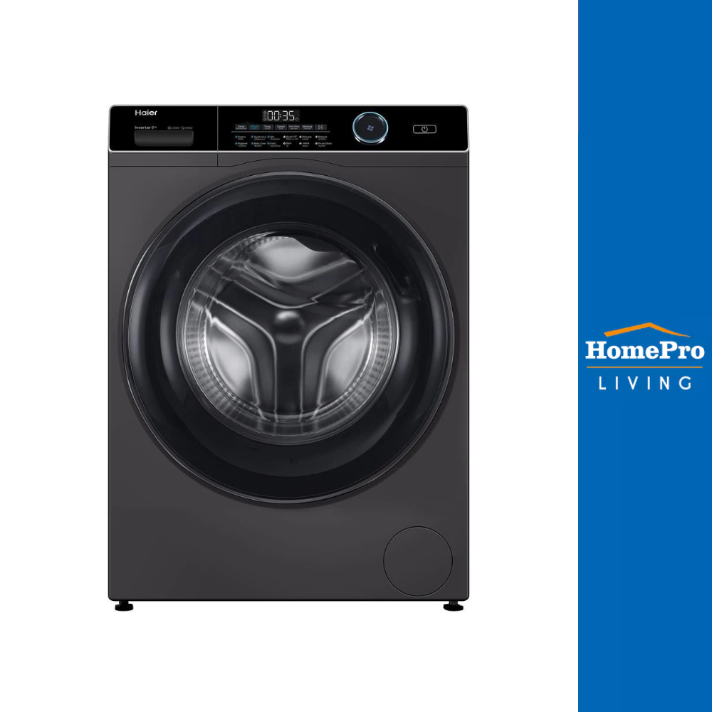 [จัดส่งพร้อมติดตั้ง] HAIER เครื่องซักผ้าฝาหน้า รุ่น HW90-BP14959 9 กก. 1400RPM อินเวอร์เตอร์