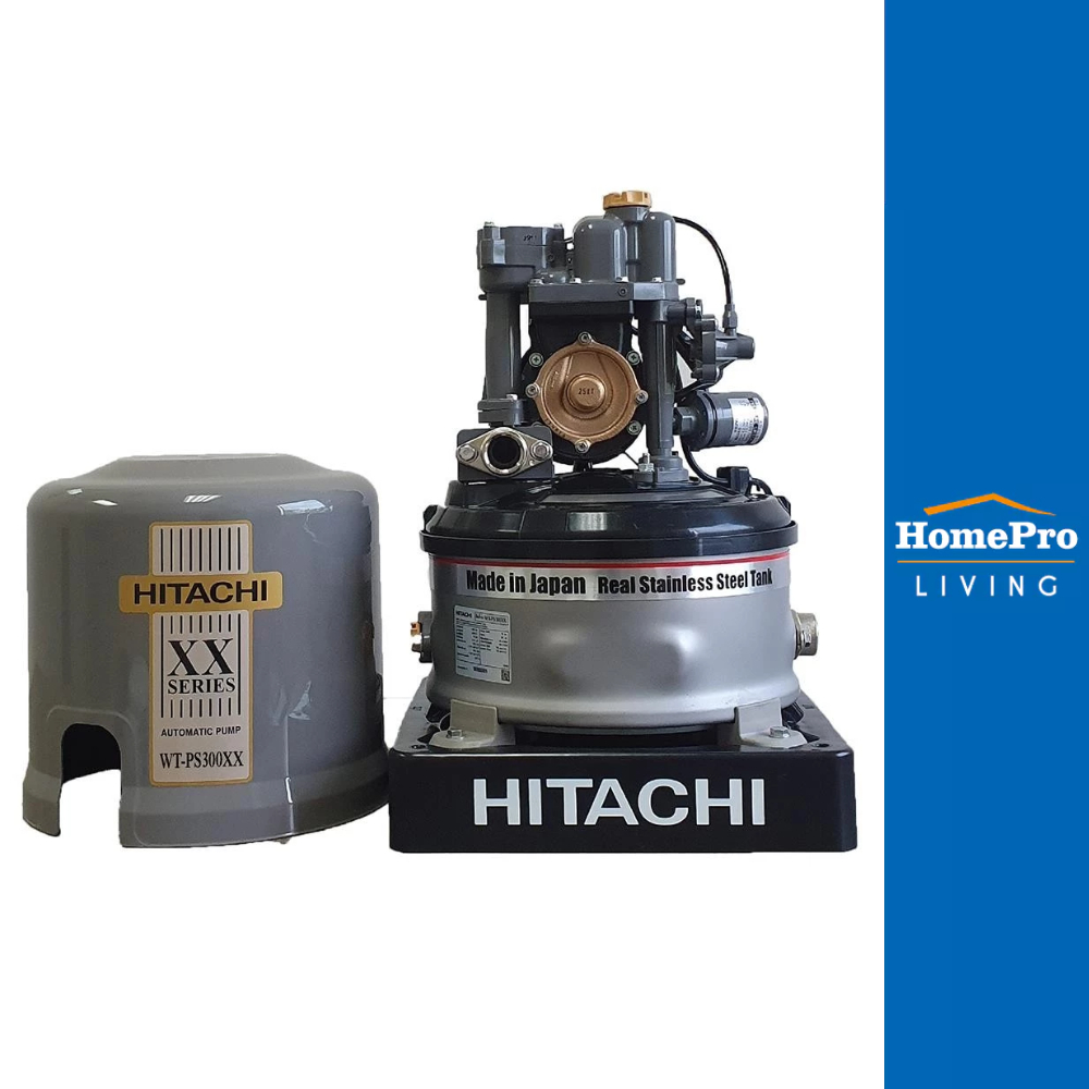 [ติดตั้งฟรี ไม่รวมเดินระบบน้ำ/ระบบไฟ] HITACHI ปั๊มอัตโนมัติ WT-PS300XX 300 วัตต์