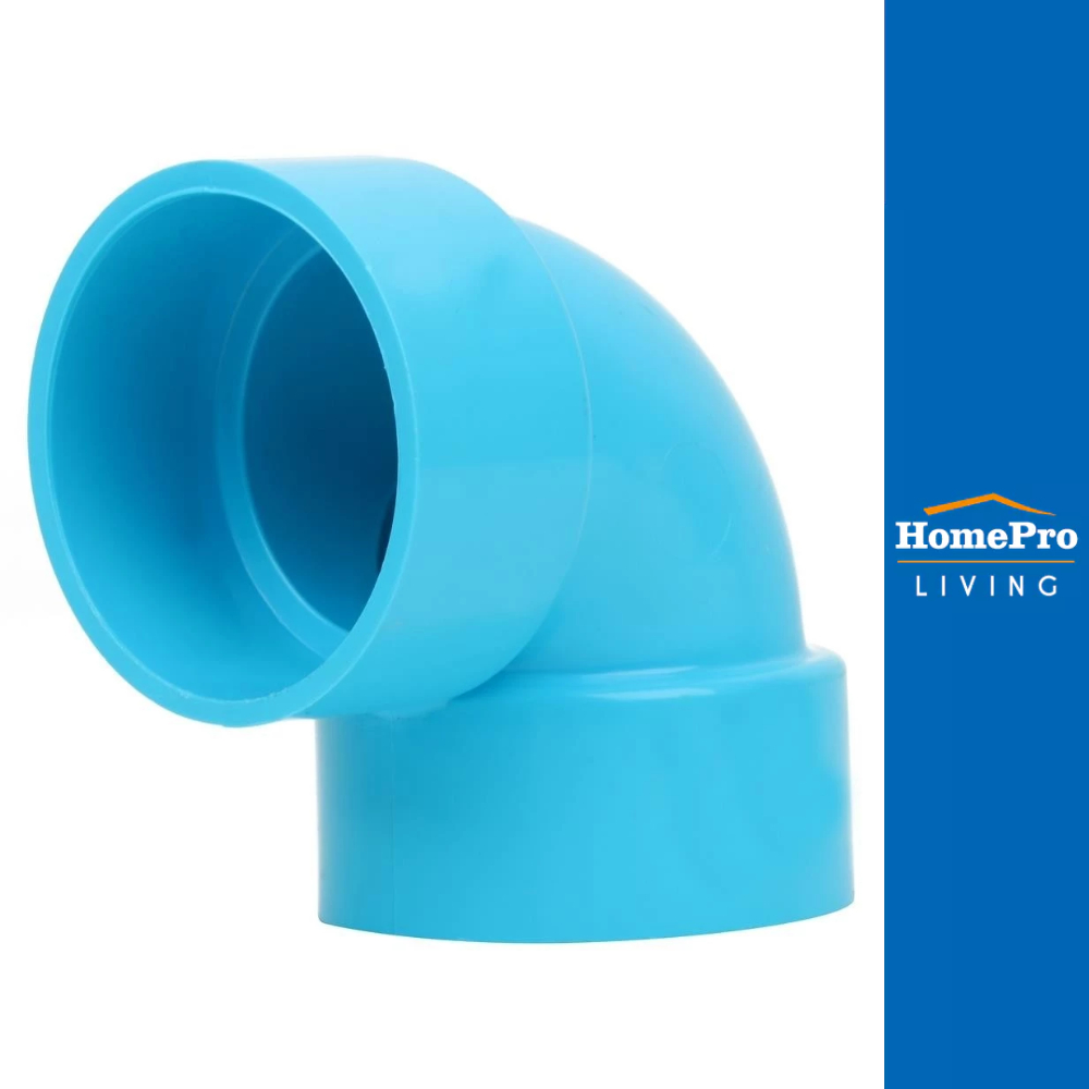 SCG ข้องอพีวีซี 90 องศา 1-1/2 นิ้ว สีฟ้า จัดส่งโดย HomePro