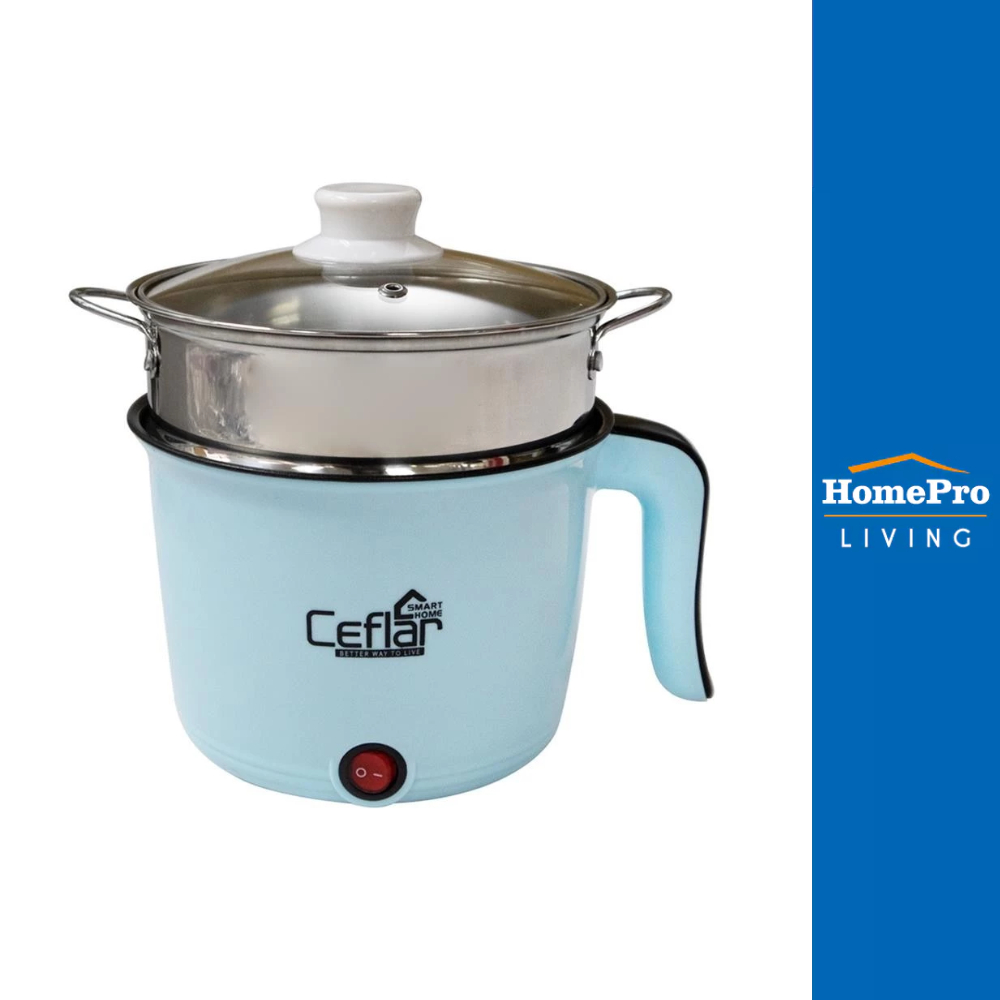 HomePro หม้ออเนกประสงค์ CSH-07 0.6 ลิตร สีฟ้า แบรนด์ CEFLAR
