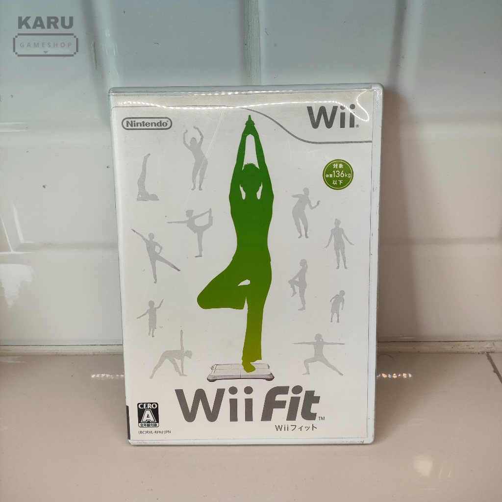 [พร้อมส่ง] มือ 2 แผ่นเกม Nintendo Wii : Wii Fit ปกญี่ปุ่น
