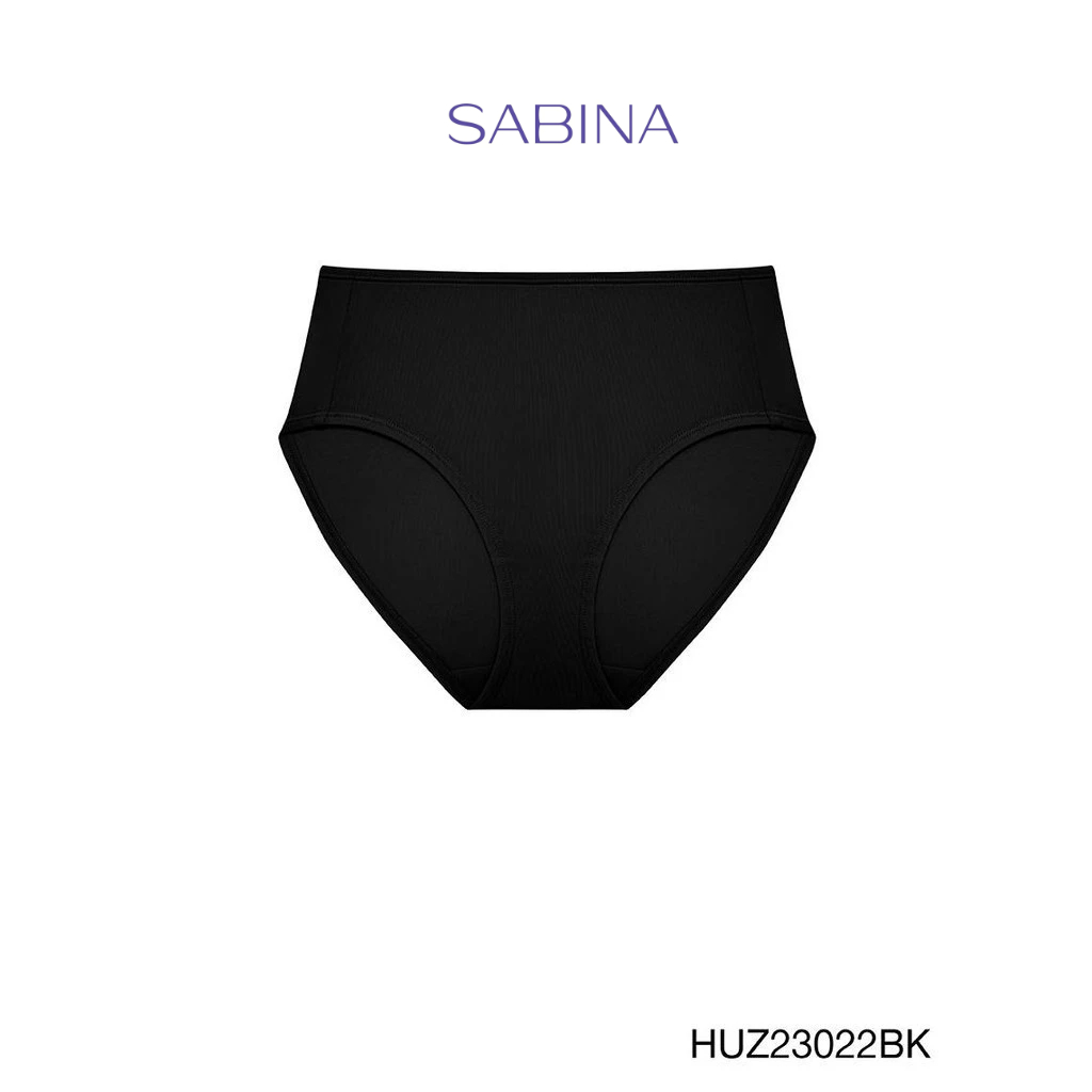 Sabina Habpy Panty กางเกงในทรงเอวสูงปานกลาง รหัส HUZ23022BK - สีดำ