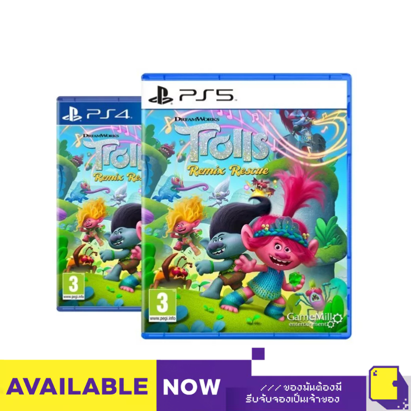 [+..••] พร้อมส่ง | PS4 / PS5 DREAMWORKS TROLLS REMIX RESCUE (เกม PlayStation™ 🎮)