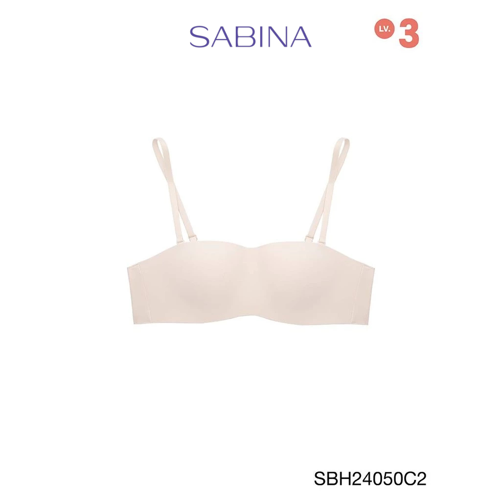Sabina Soft Doomm Level 3 เสื้อชั้นใน  ไร้โครง รหัส SBH24050C2 - สีเนื้ออ่อน