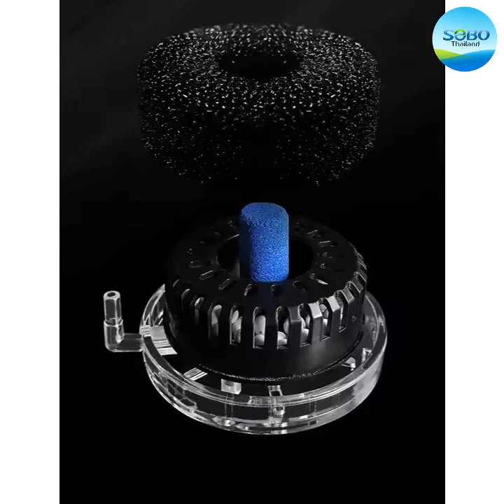 SOBO SB-333 SB-533 เครื่องกรองเพิ่มออกซิเจน ใช้กับปั๊มลม SPONGE FILTER thumbnail 6