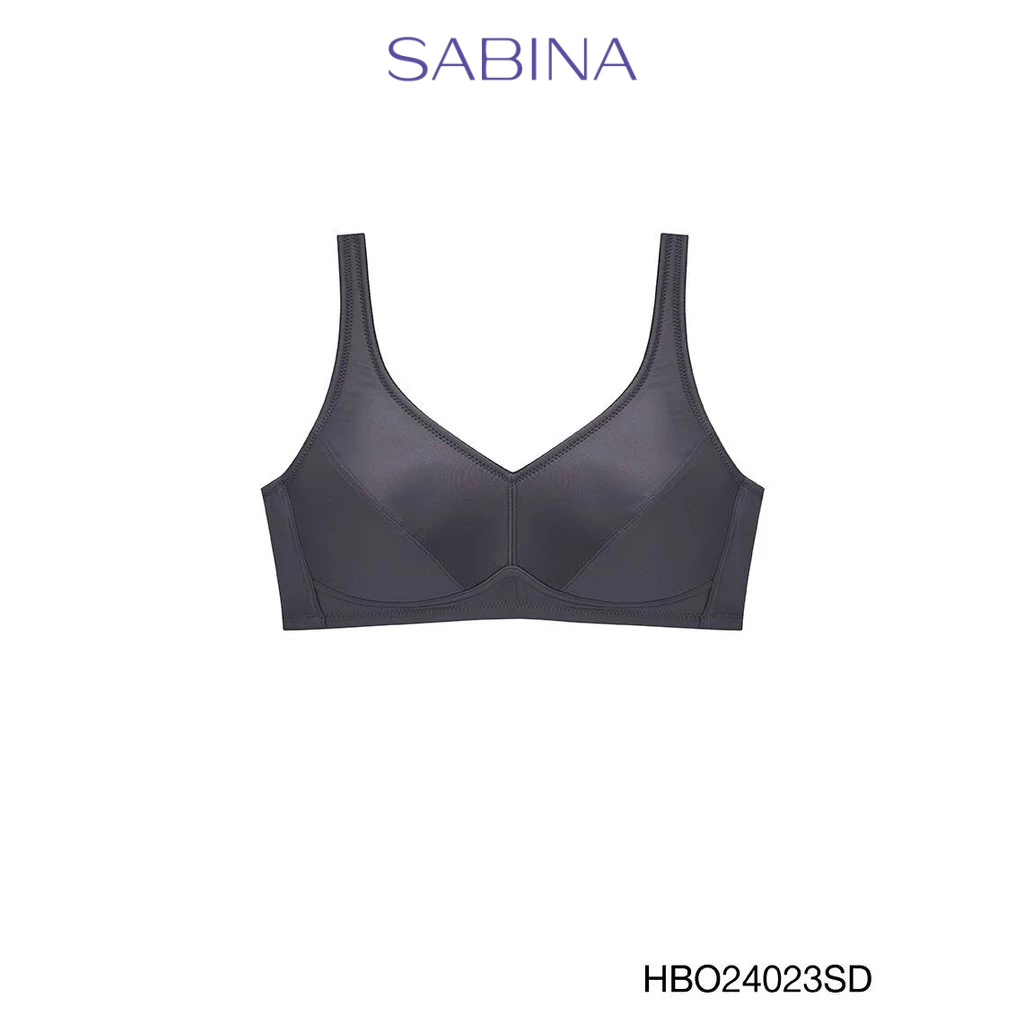 Sabina Habpy Adult Level 1 เสื้อชั้นใน  ไร้โครง รหัส HBO24023SD – สีเทาเข้ม