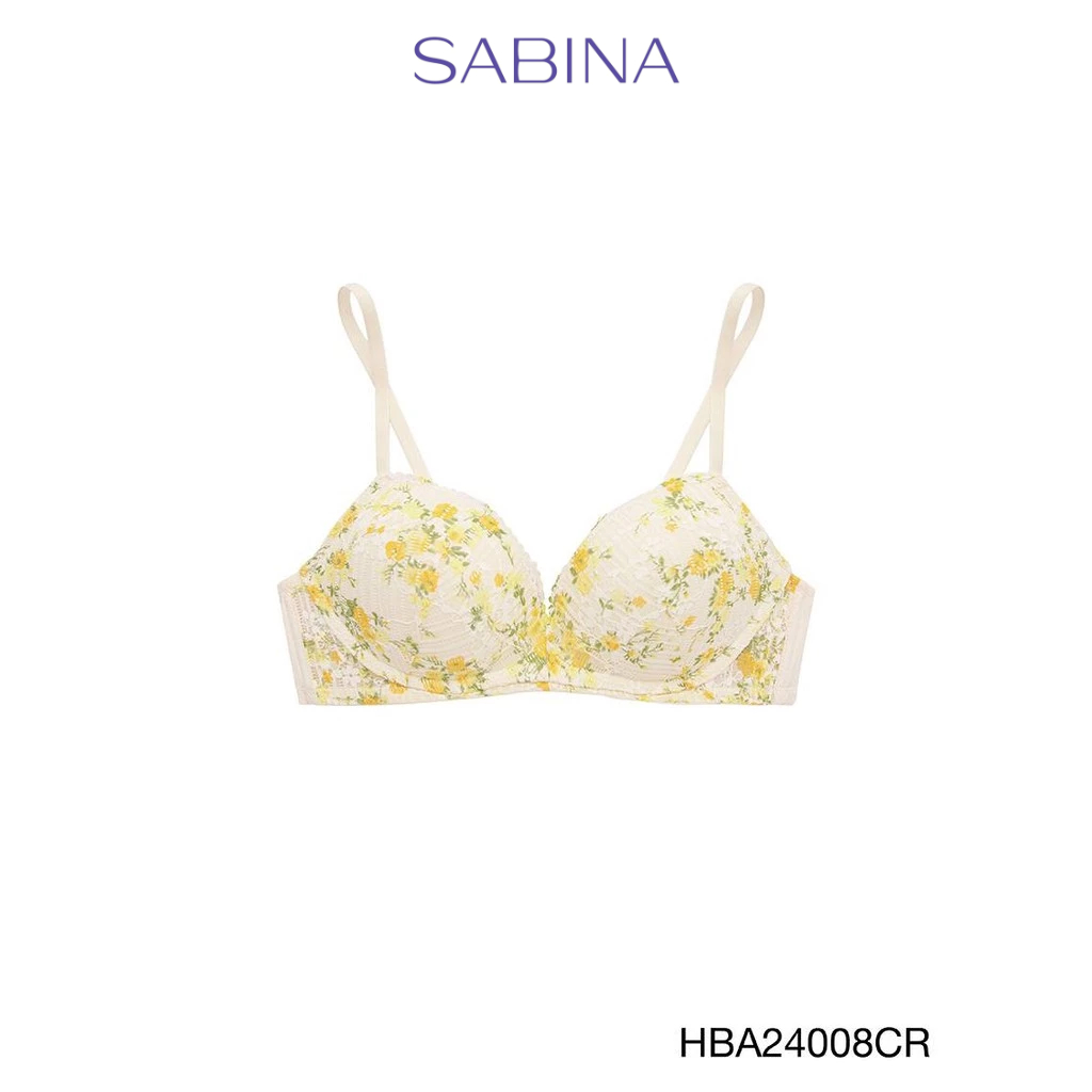 Sabina Habpy Doomm Doomm Level 4 เสื้อชั้นใน  ไร้โครง รหัส HBA24008CR - สีครีม