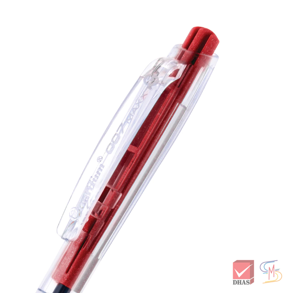 Quantum ปากกา ปากกาลูกลื่น เจลลูลอยด์ 007 Maxx 0.7 แดง รูปที่ 5