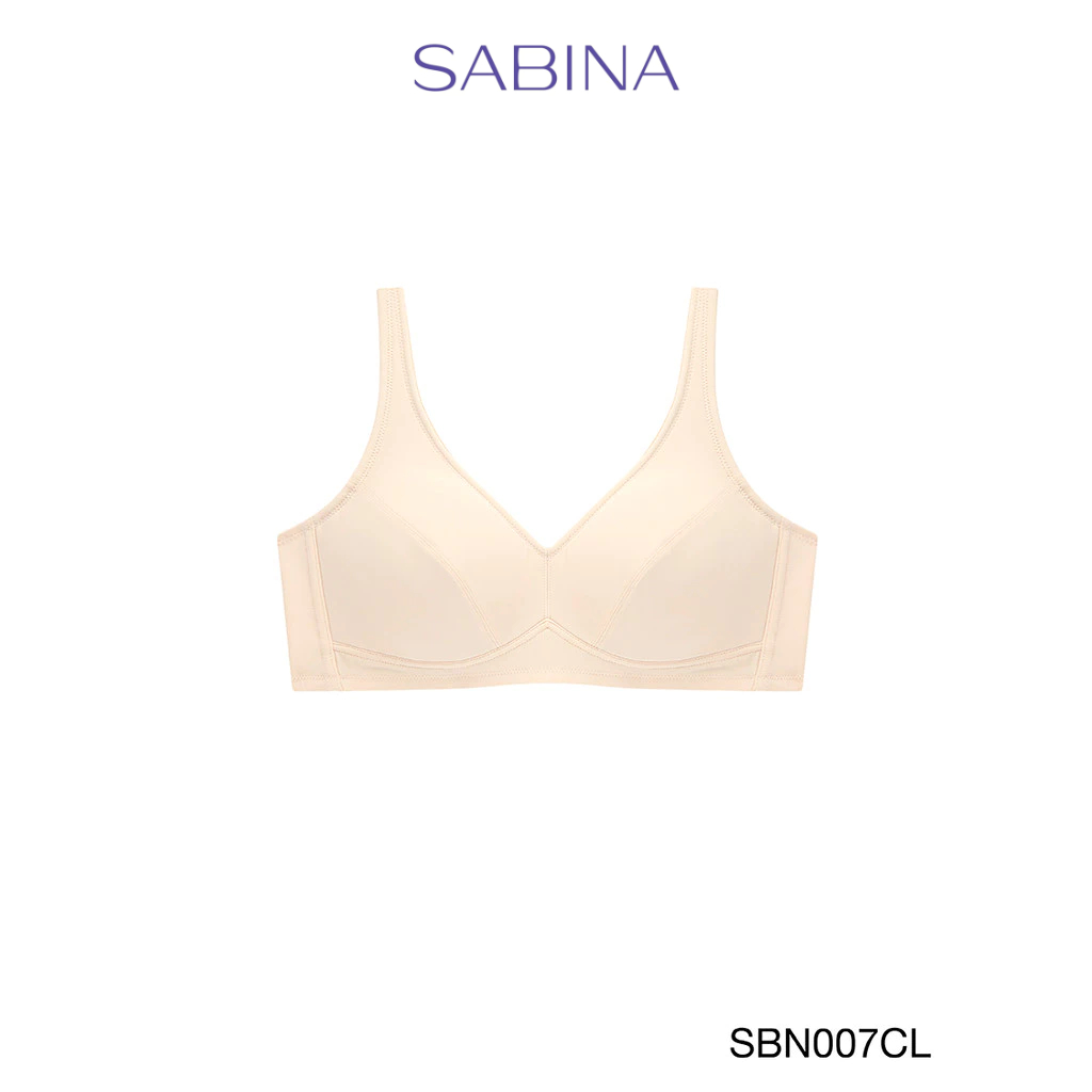 Sabina Fill Up Bra Level 1 เสื้อชั้นใน  ไร้โครง รหัส SBN007CL - สีเนื้ออ่อน