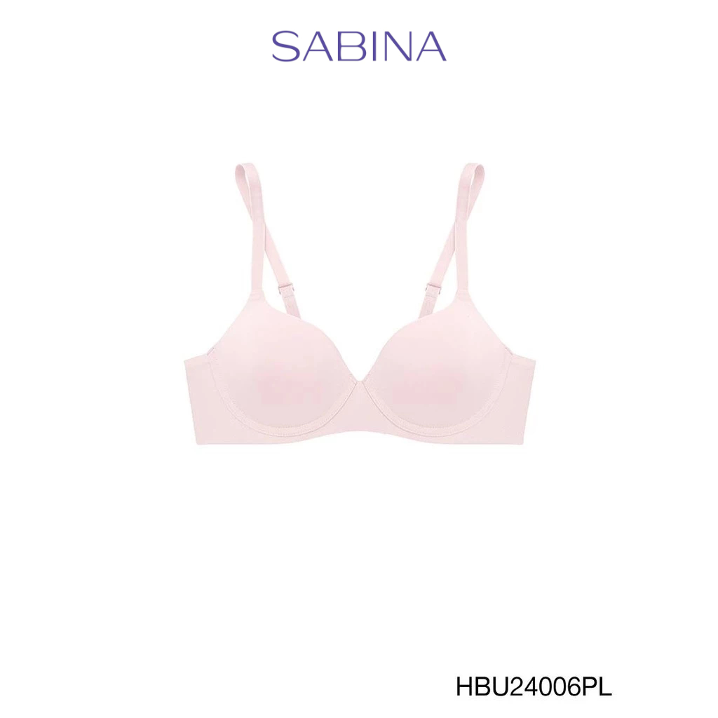 Sabina Habpy Pretty Perfect Level 1 เสื้อชั้นใน  มีโครง รหัส HBU24006PL - สีชมพูอ่อน