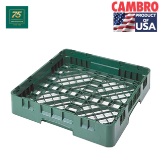 CAMBRO แร็คพลาสติก แร็คเก็บจาน แร็คเก็บช้อนส้อม ไม่มีช่องแบ่ง ขนาด50x50ซม. CAM1-BR258