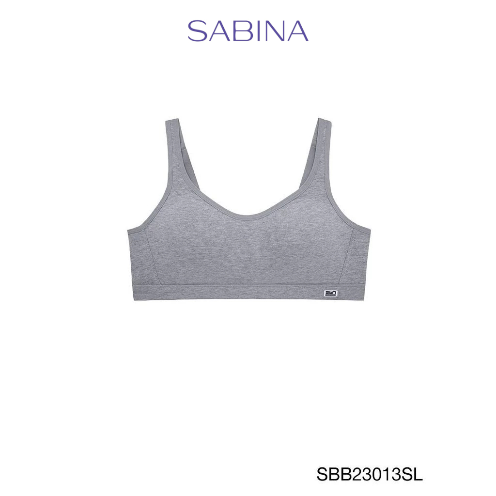 Sabina Sbn Sport Level 1 เสื้อชั้นใน  ไร้โครง รหัส SBB23013SL - สีเทาอ่อน