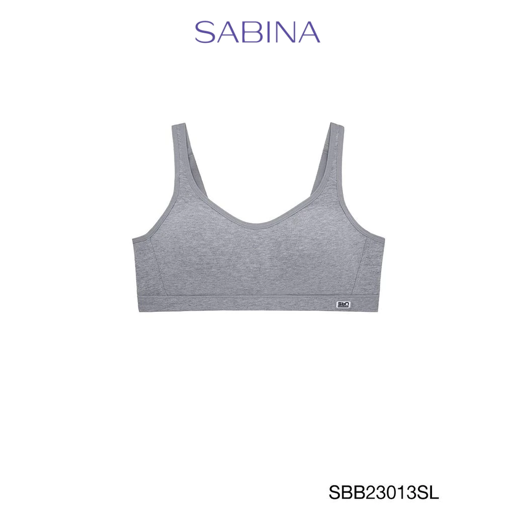 Sabina Sbn Sport Level 1 เสื้อชั้นใน ไร้โครง รหัส SBB23013SL - สีเทาอ่อน