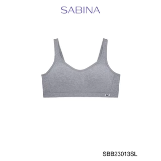 Sabina Sbn Sport Level 1 เสื้อชั้นใน ไร้โครง รหัส SBB23013SL - สีเทาอ่อน