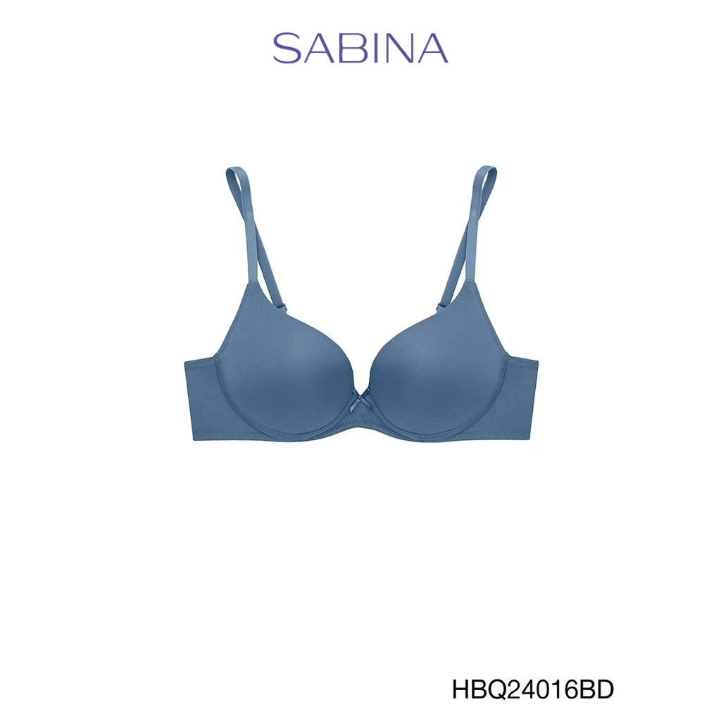 Sabina Habpy Twenty Five Level 2 เสื้อชั้นใน มีโครง รหัส HBQ24016BD - สีน้ำเงินเข้ม
