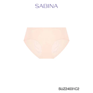 Sabina Panty Zone Seamless Series กางเกงในทรงเอวสูงปานกลาง รหัส SUZ24031C2 - สีเนื้ออ่อน