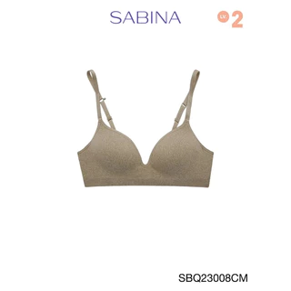 Sabina Twenty Five Level 2 เสื้อชั้นใน ไร้โครง รหัส SBQ23008CM - สีช็อคโกแลต