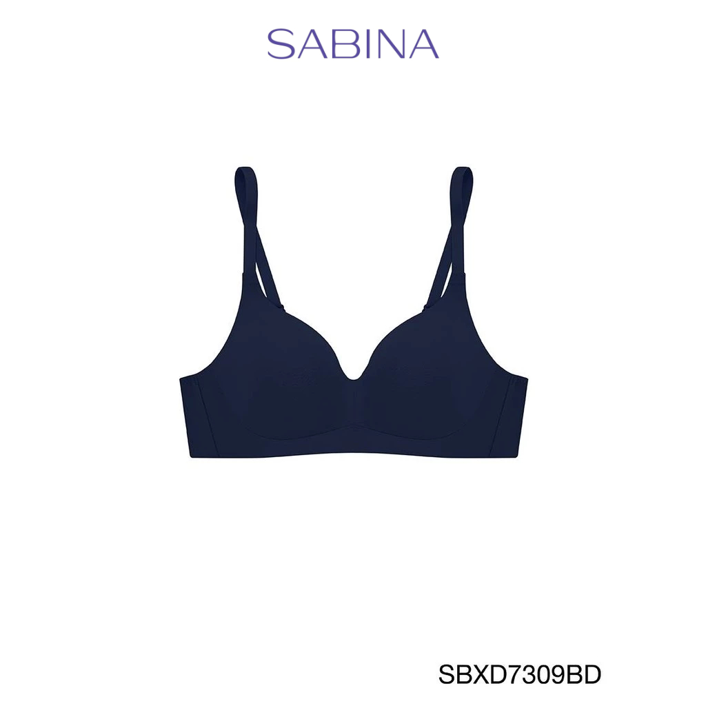 Sabina Perfect Bra Level 1 เสื้อชั้นใน ไร้โครง รหัส SBXD7309BD - สีน้ำเงินเข้ม