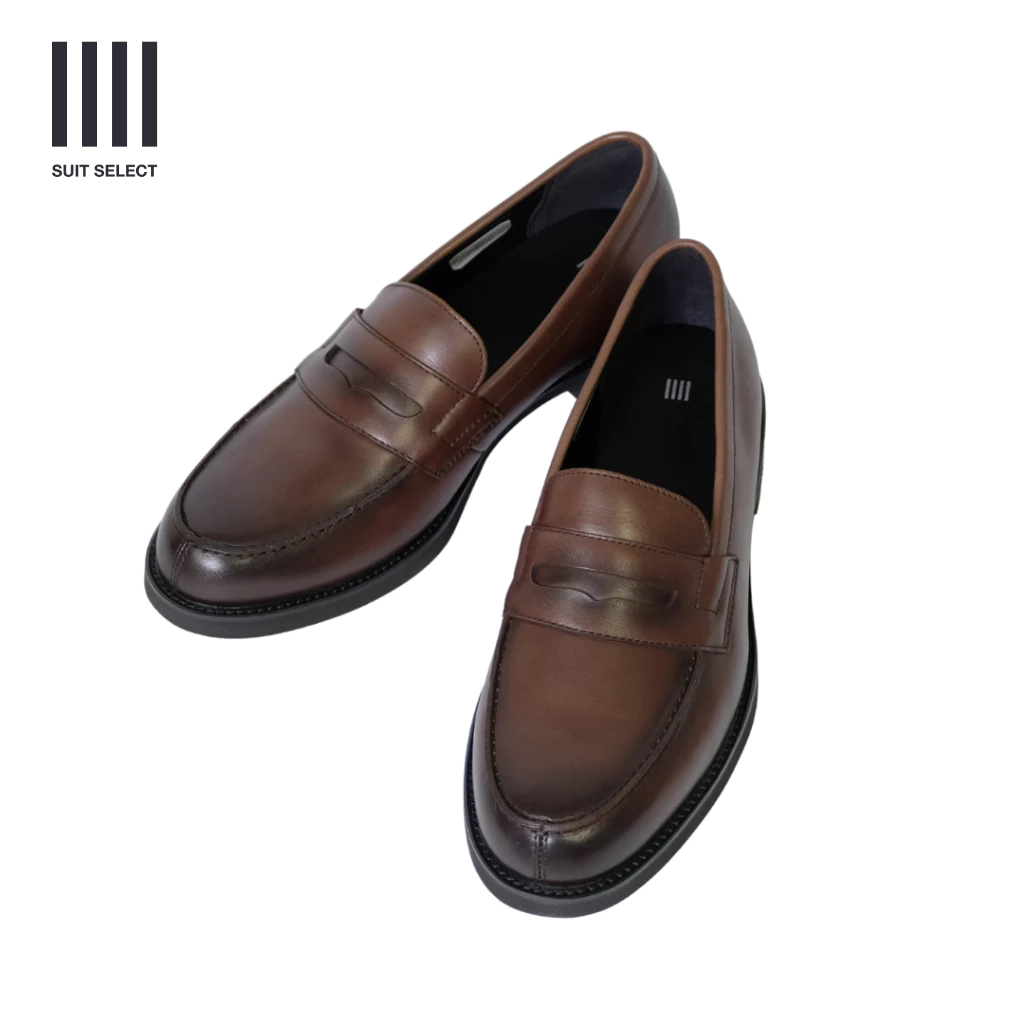 SUIT SELECT X REGAL Loafers Shoes (Dark Brown) รองเท้าหนังสีน้ำตาล  รุ่น T03N-DBR