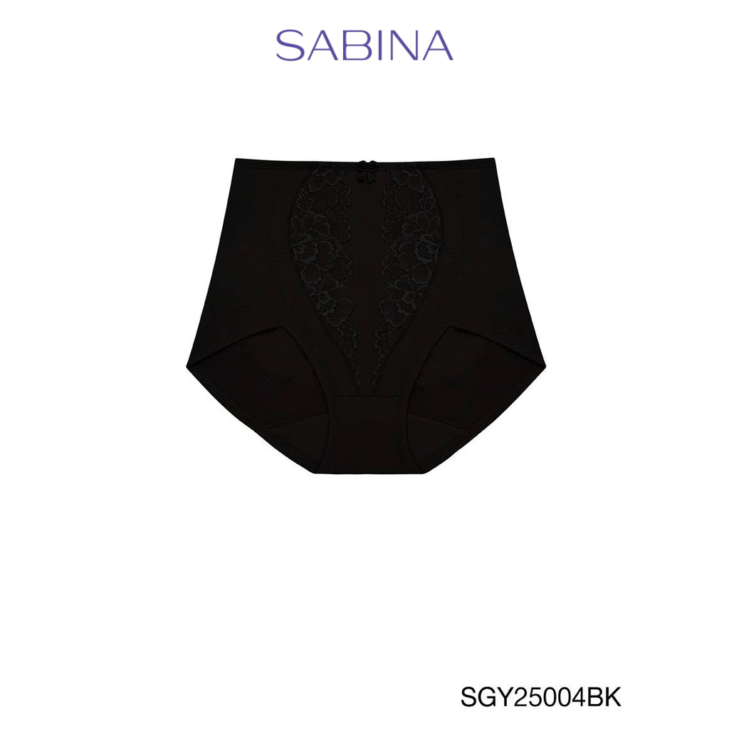 Sabina กางเกงในกระชับสัดส่วนเอวสูงปานกลาง Strong Support รหัส SGY25004BK - สีดำ
