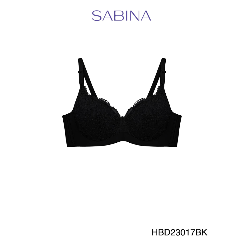 Sabina Habpy Perfect Bra Level 1 เสื้อชั้นใน มีโครง รหัส HBD24017BK - สีดำ