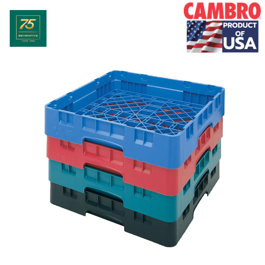 CAMBRO แร็คพลาสติก แร็คเก็บจาน แร็คเก็บช้อนส้อม ไม่มีช่องแบ่ง ขนาด50x50ซม. CAM1-BR258