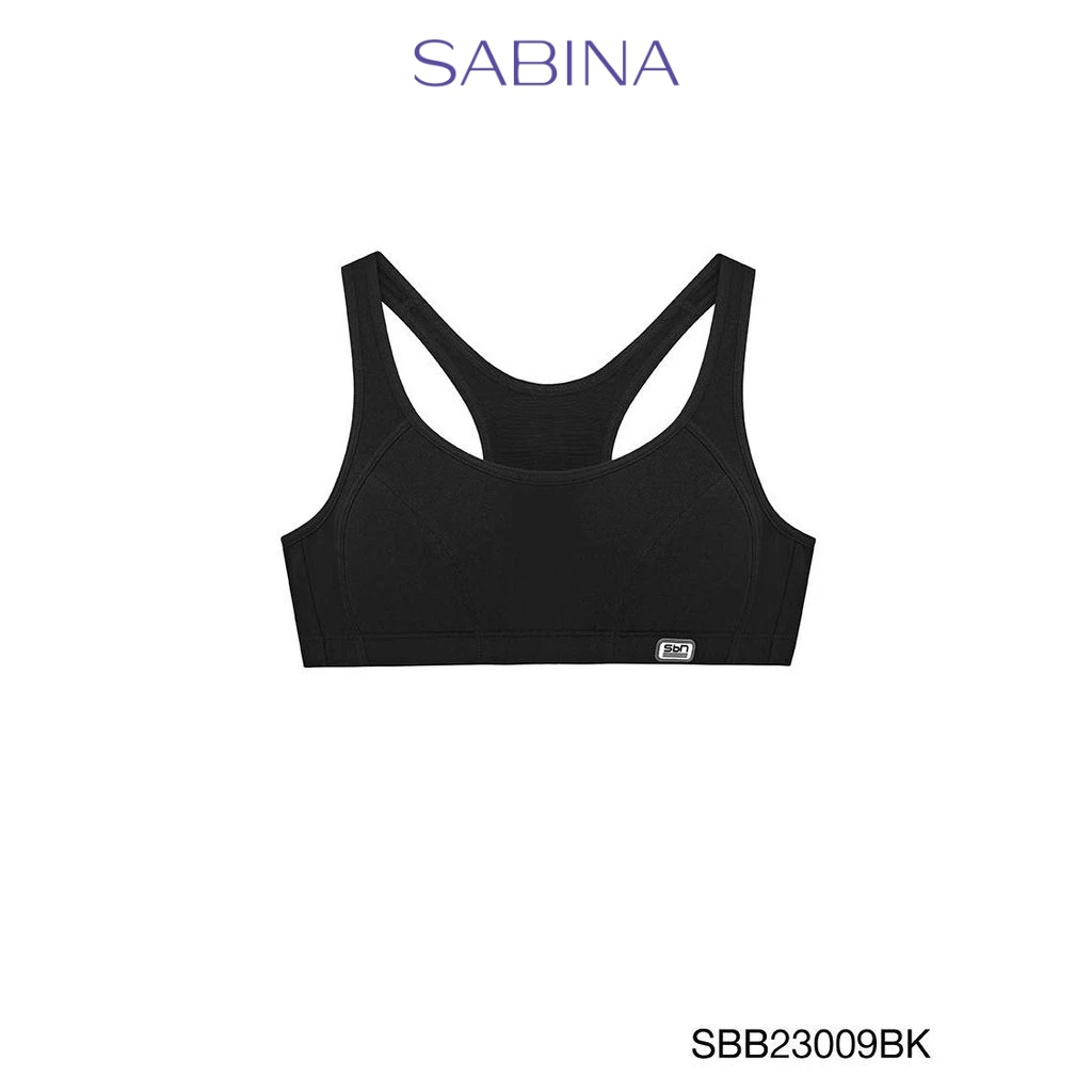 Sabina Sbn Sport Level 1 เสื้อชั้นใน  ไร้โครง รหัส SBB23009BK - สีดำ