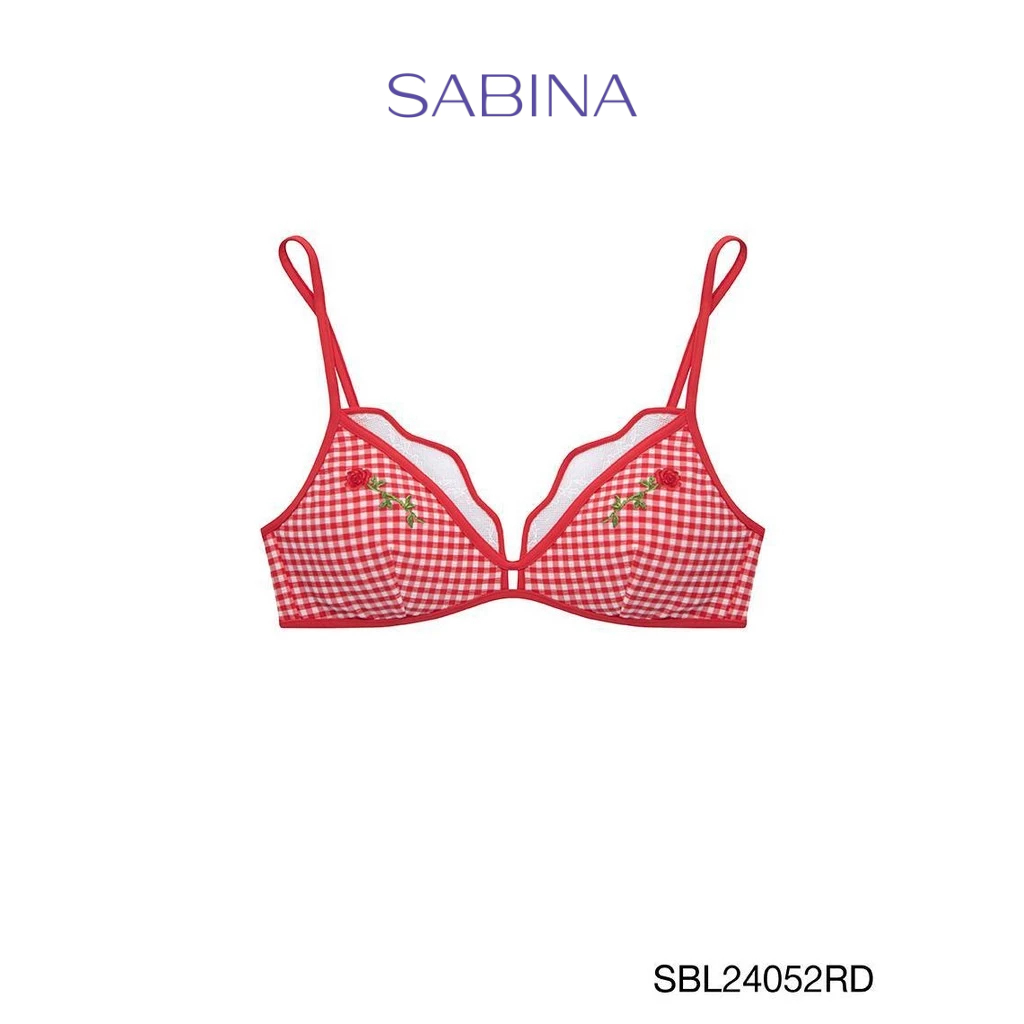 Sabina x Aprilpoolday เสื้อว่ายน้ำ Clara รหัส SBL24052RD – สีแดงเข้ม