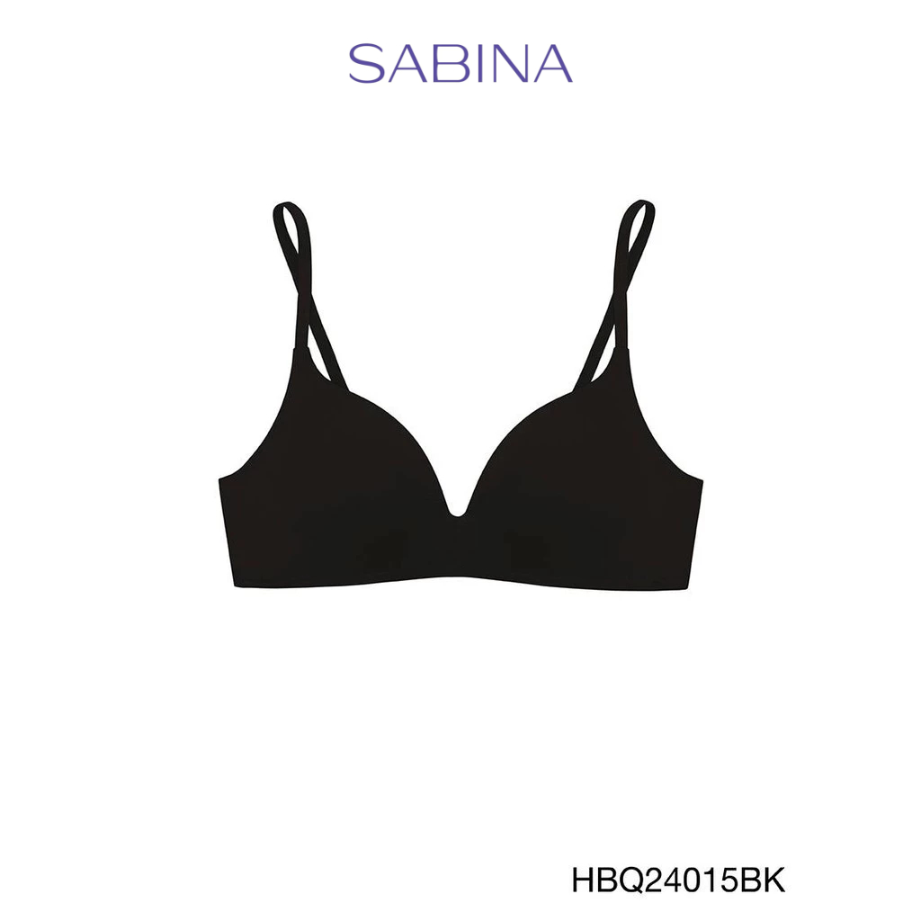 Sabina Habpy Twenty Five Level 2 เสื้อชั้นใน  ไร้โครง รหัส HBQ24015BK - สีดำ