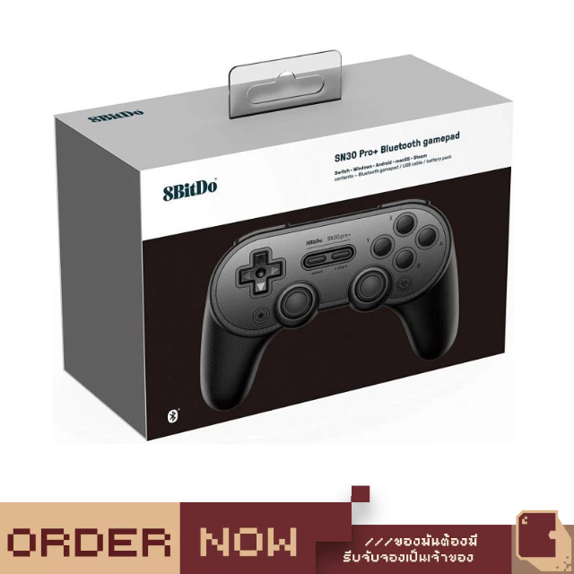 Nintendo Switch™ เกม NSW 8Bitdo Sn30 Pro+ For Nintendo Switch (Black Edition)  [bY ClaSsIC GaME]