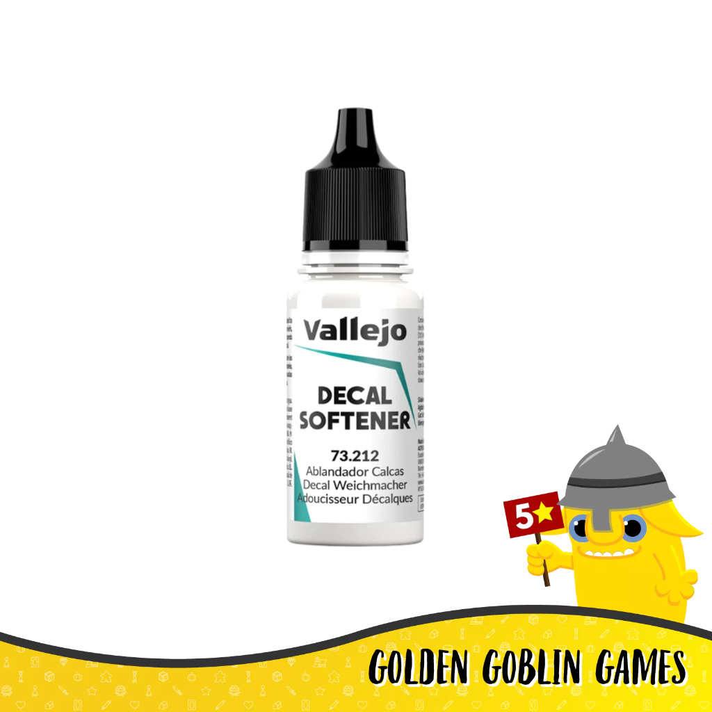 Vallejo Decal Softener - สำหรับทำให้สติกเกอร์ลอกน้ำนิ่ม