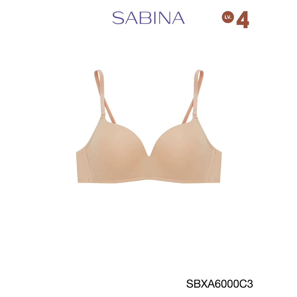[Online Exclusive] Sabina Doomm Doomm Level 4 เสื้อชั้นใน ไร้โครง รหัส SBXA6000C3 - สีเนื้อเข้ม