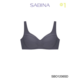 Sabina Function Bra Level 1 เสื้อชั้นใน ไร้โครง รหัส SBO1206SD - สีเทาเข้ม