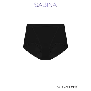Sabina Shapewear Wear and Go กางเกงในกระชับสัดส่วนเอวสูงปานกลาง Light Support รหัส SGY25005BK - สีดำ