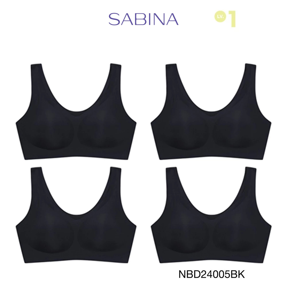 Sabina เสื้อชั้นใน (Set 4 ชิ้น) [Online Exclusive] Perfect Bra Level 1 ไร้ตะเข็บ ไร้โครง รหัส NBD240
