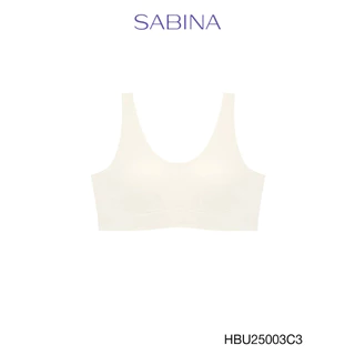 Sabina Habpy Pretty Perfect Level 1 เสื้อชั้นใน ไร้โครง รหัส HBU25003CR - สีครีม