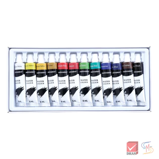 Renaissance สีน้ำ แบบหลอด 5ml.12 สี จำนวน 1 กล่อง