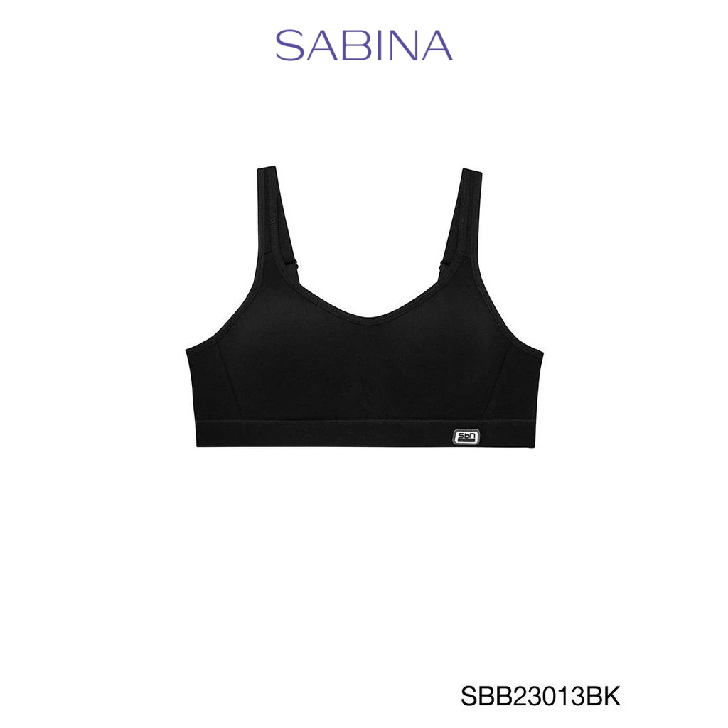 Sabina Sbn Sport Level 1 เสื้อชั้นใน  ไร้โครง รหัส SBB23013BK - สีดำ