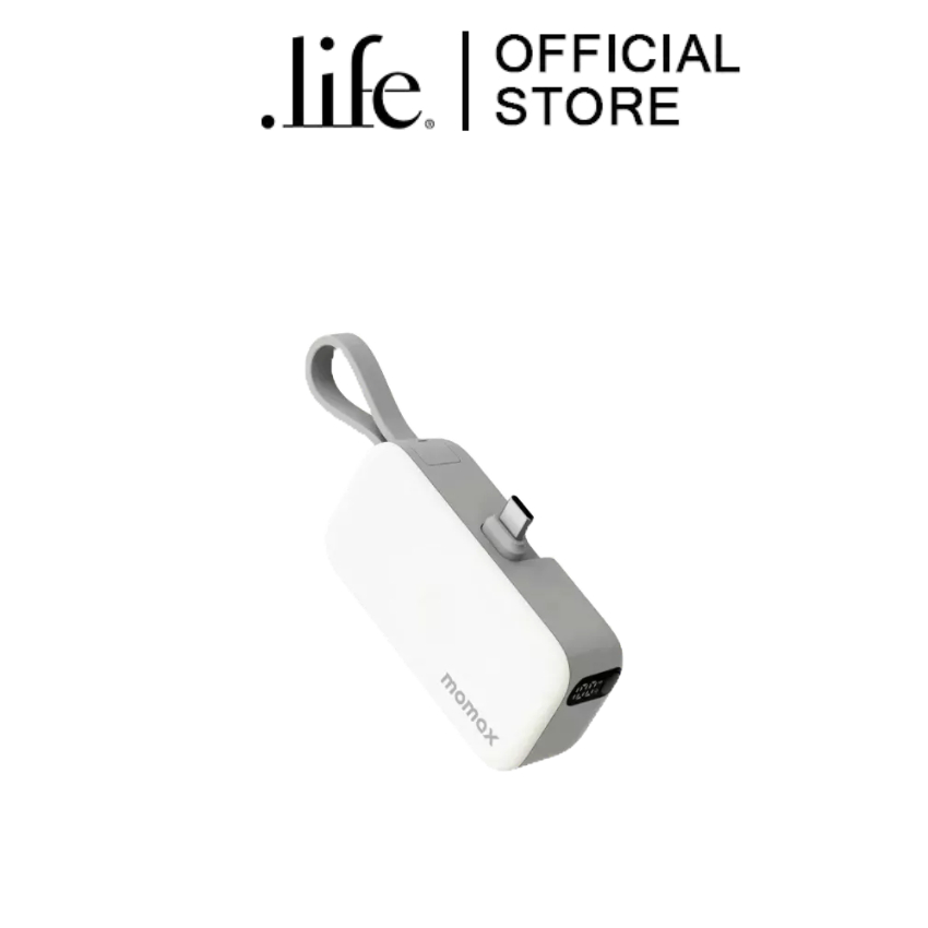 Momax แบตเตอรี่สำรอง 1-Power Mini 3-in-1 ความจุ 5000mAh (USB-C) By Dotlife